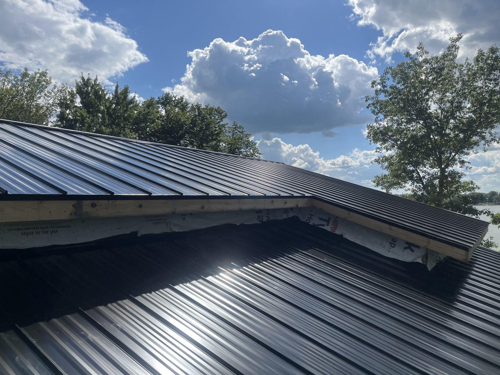 Steel metal roofing by Lakours Construction