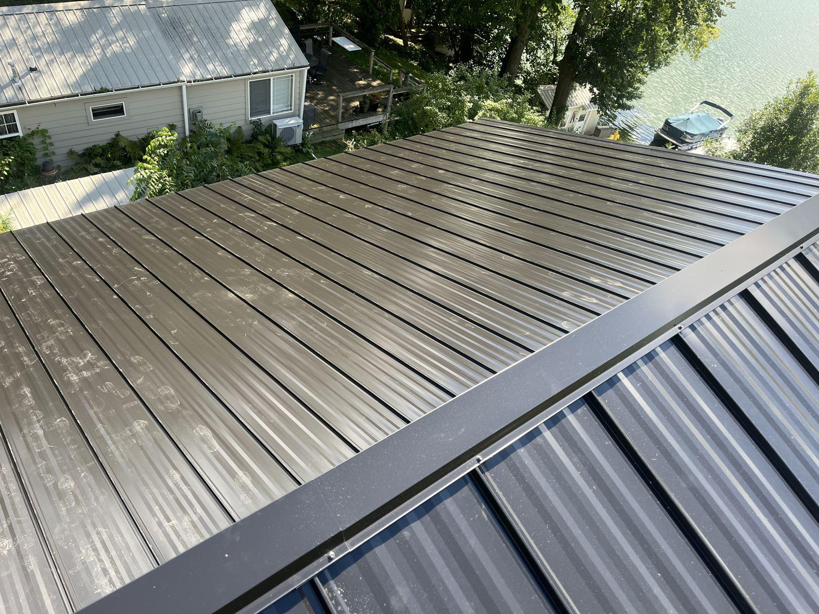 Steel metal roofing by Lakours Construction